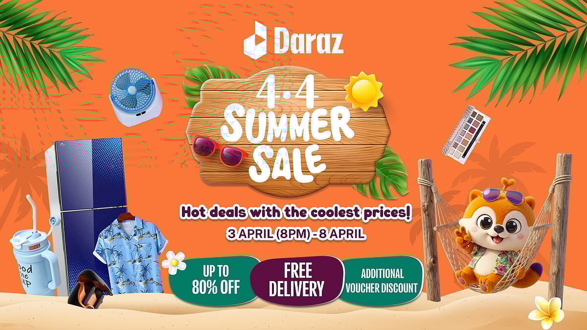 Daraz Bangladesh is set to launch 4.4 Summer Sale