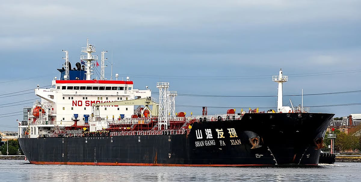 This vessel has brought 34,000 tonnes of diesel.