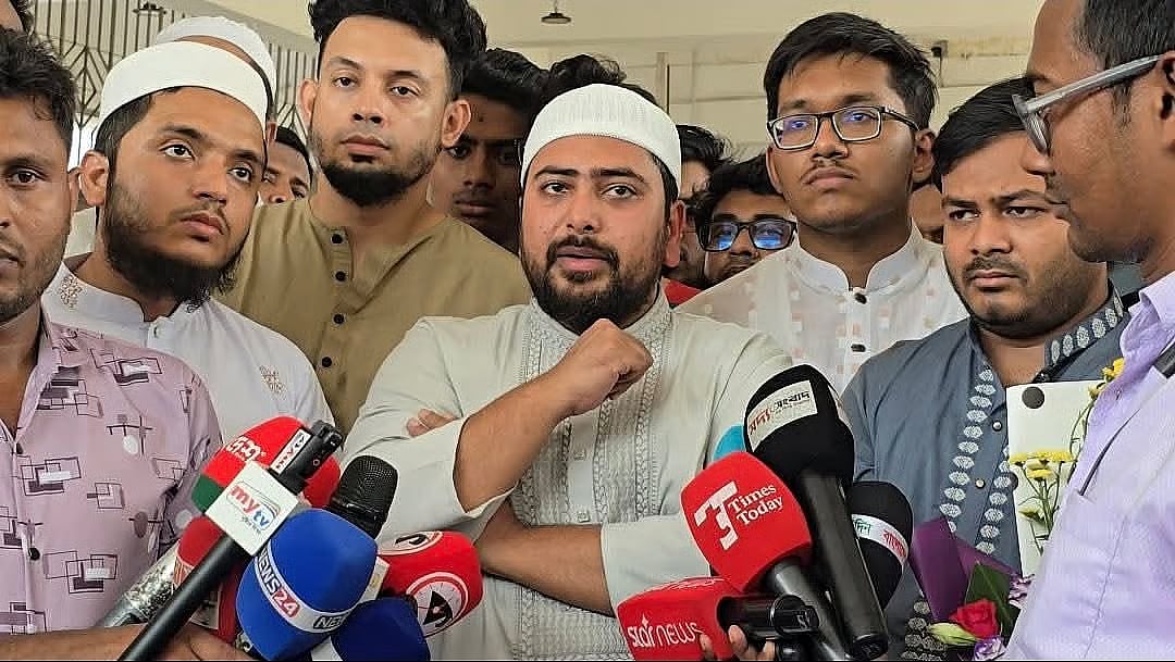 After returning to the country this Saturday noon following the completion of holy Umrah, Nahid Islam spoke to journalists at Hazrat Shahjalal International Airport in Dhaka. `