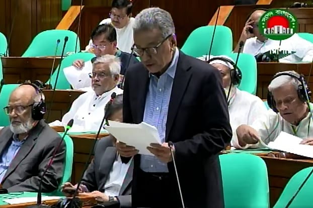 Finance and Planning Minister Amir Khasru Mahmud Chowdhury. Today, Friday, at the National Parliament