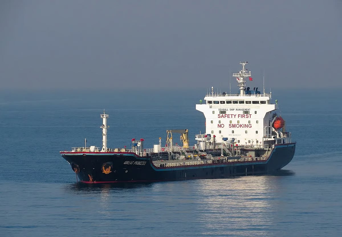 The vessel ‘MT Great Princess’ has brought 12,000 tonnes of jet fuel.