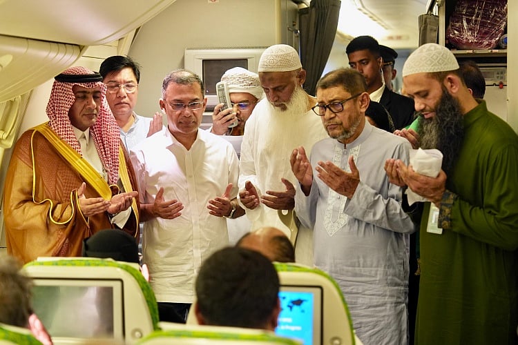 Prime Minister Tarique Rahman inaugurated the Hajj flights at the Hazrat Shahjalal International Airport (HSIA) on 18 April, 2026