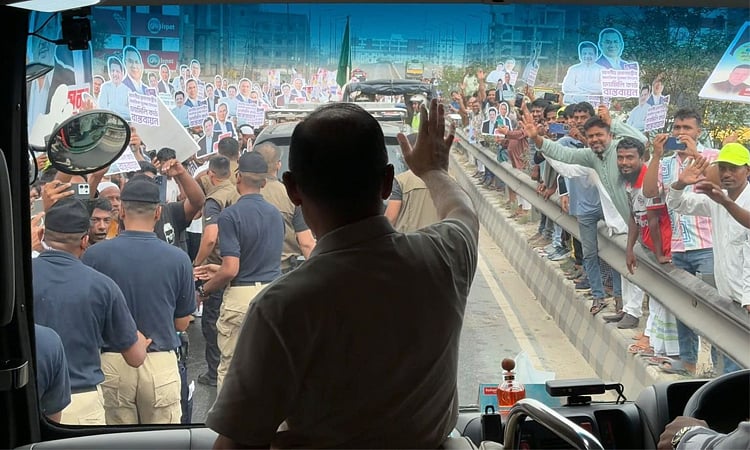 Prime Minister Tarique Rahman visits Bogura, marking milestone tour with development pledges and emotional homecoming.