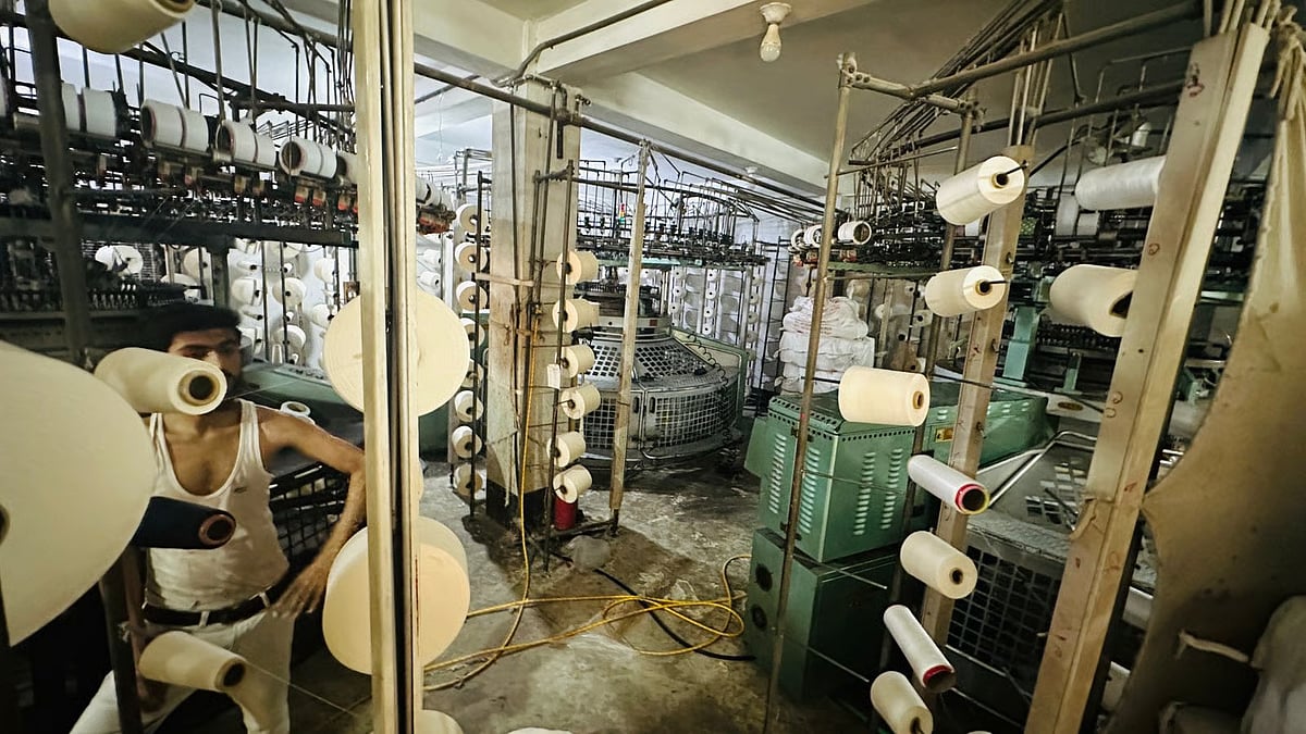 Photo shows a factory in the Panchabati BSCIC industrial area of Narayanganj on 19 April 2026.