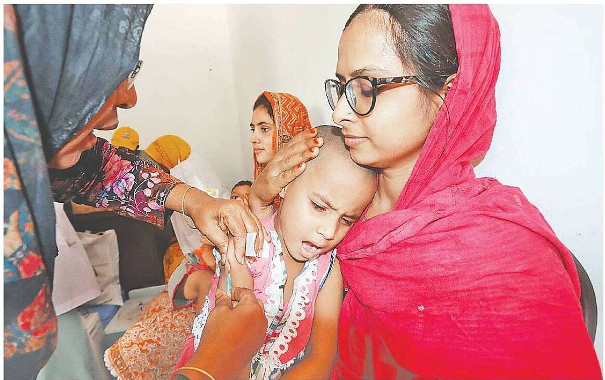 An emergency vaccination campaign has been launched nationwide to combat the spread of measles