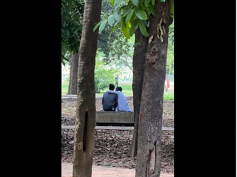 This 43-second video of two people in the park has been viewed more than 3.7 million times so far. 