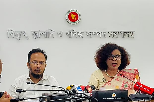 Joint Secretary of the Power Division, Umme Rehana, addressed a press conference on 23 April 