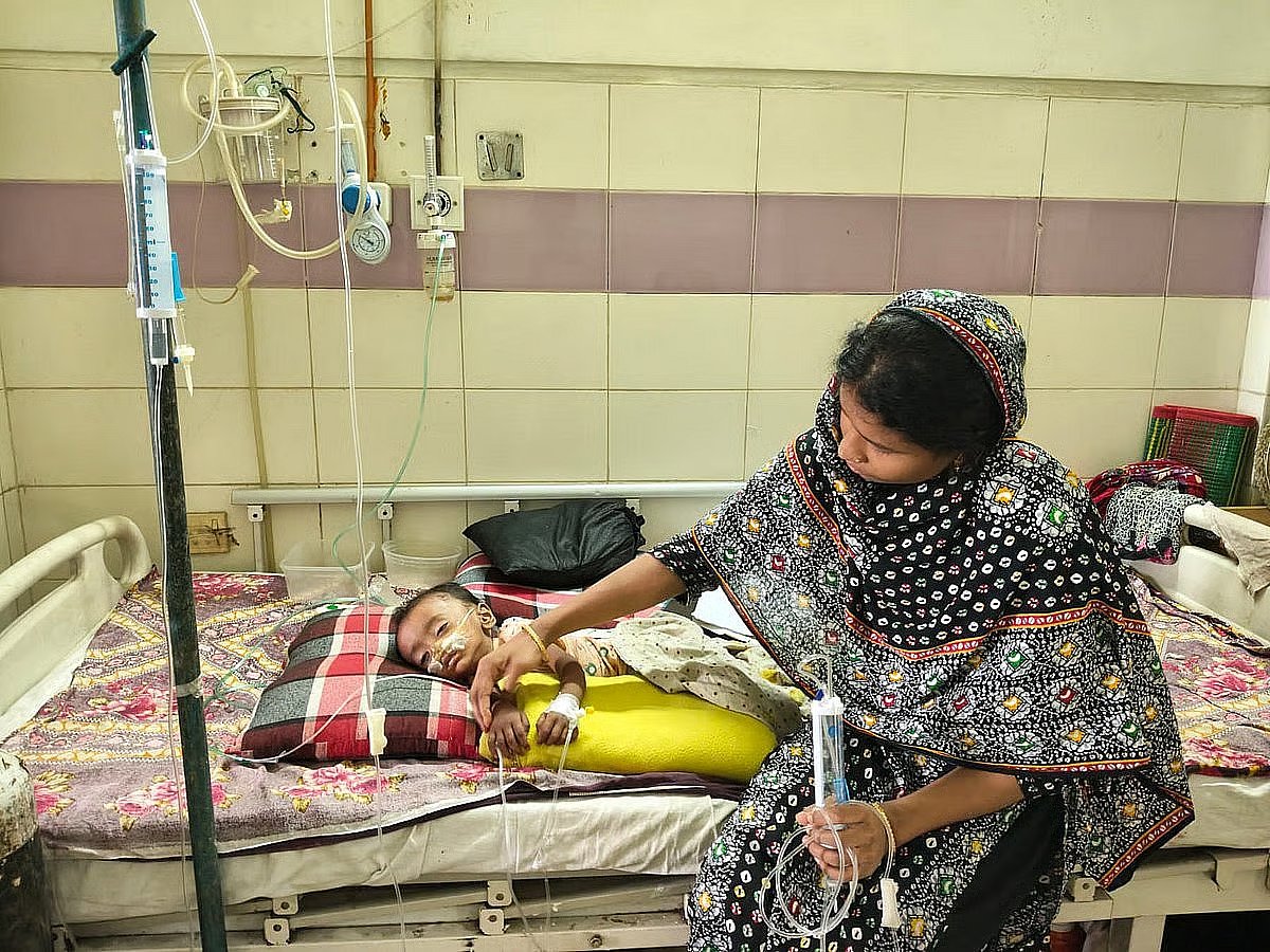 As measles cases rise nationwide, the pressure of child patients is increasing in hospitals.