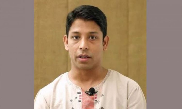 Sudip Chakraborty (46), associate professor of the Department of Theatre and Performance Studies, Dhaka University (DU)