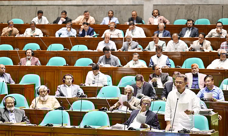 Prime Minister Tarique Rahman spoke during the JS session on 29 April, 2026.