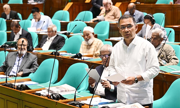 Prime Minister Tarique Rahman spoke during the JS session on 29 April, 2026
