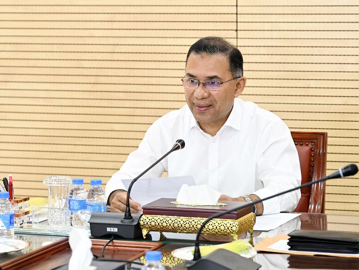 Leaders of the Buddhist community exchanged greetings with Prime Minister Tarique Rahman on the occasion of Buddha Purnima at the Cabinet Division in Bangladesh Secretariat on 30 April 2026.