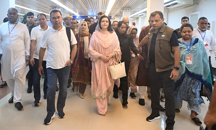 Prime Minister Tarique Rahman arrived in Sylhet on 2 May 2026.
