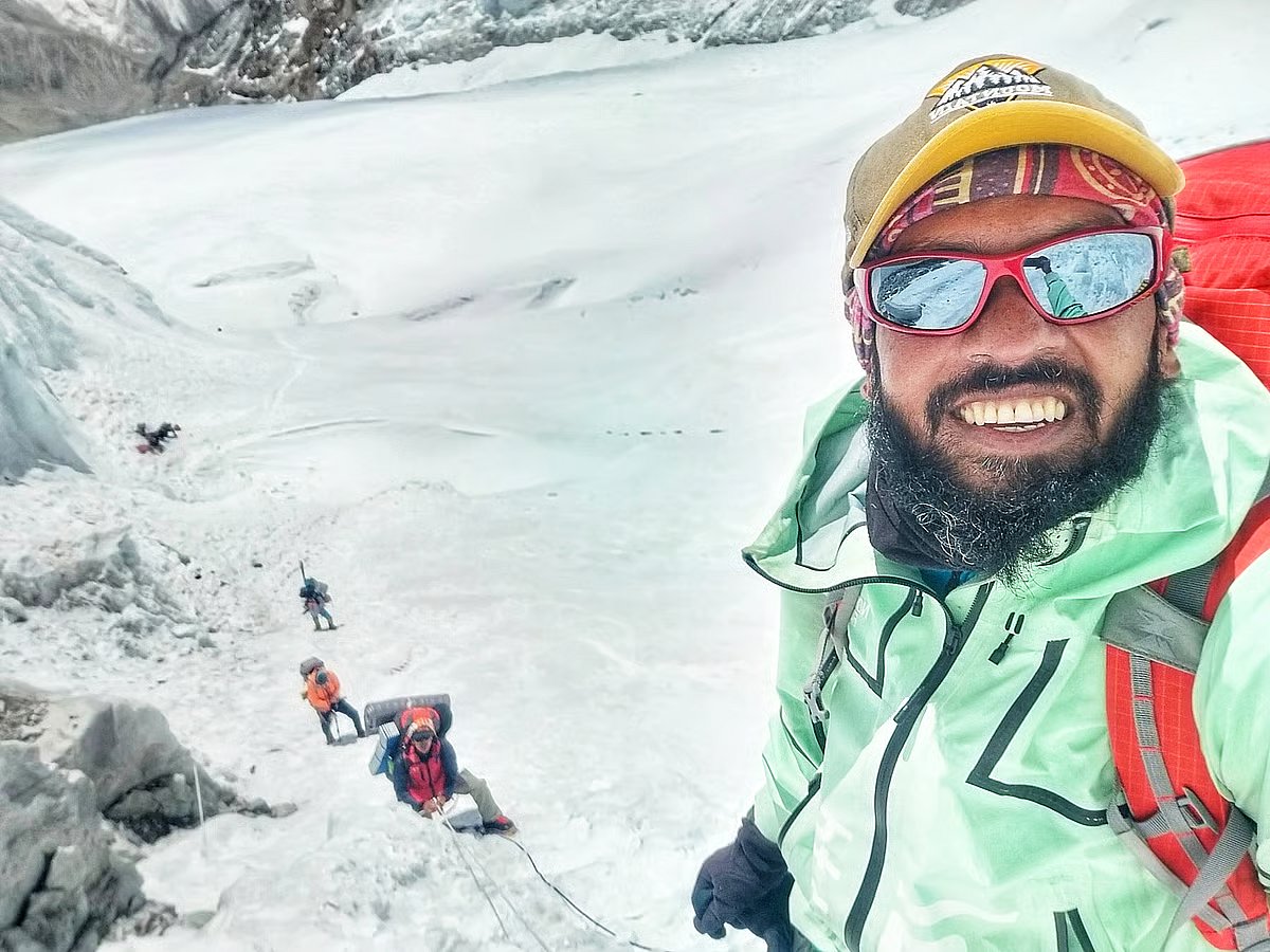Babar Ali on the Makalu expedition.