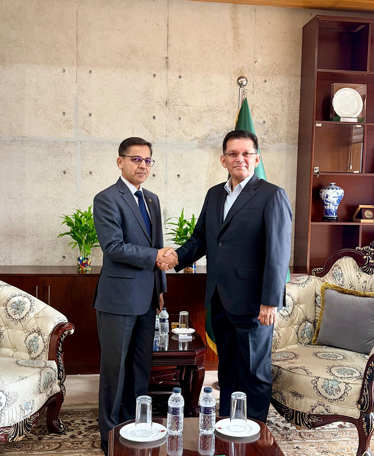 Pranay Verma pays farewell visit to Foreign Minister