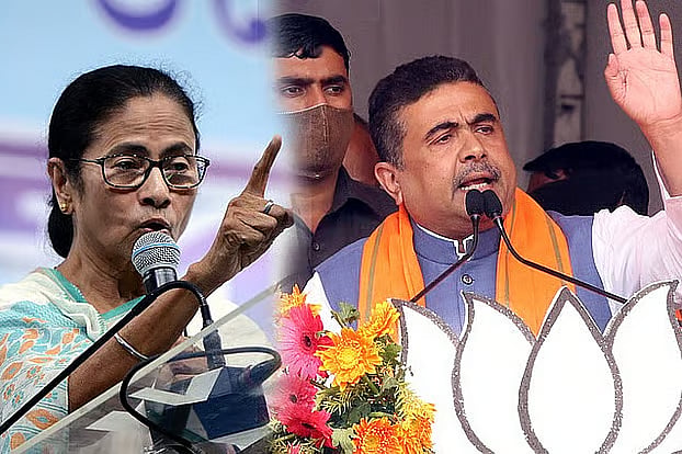 Mamata Banerjee and Suvendu Adhikari.