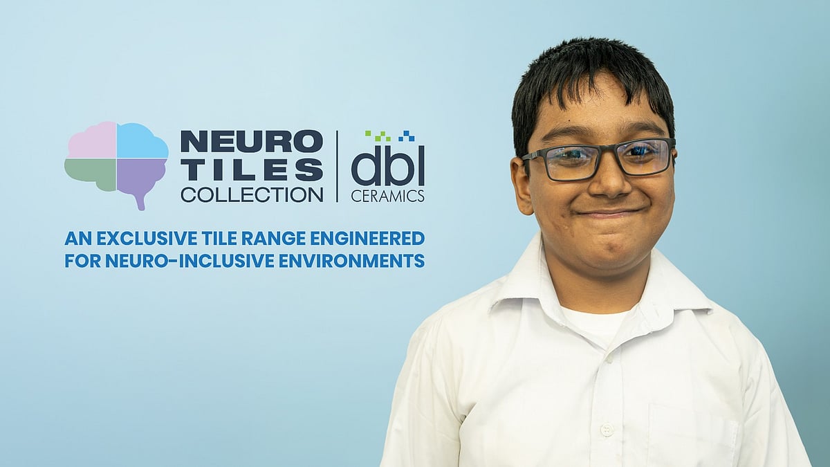 DBL Ceramics has created the world’s first autism-friendly tile collection, ‘NeuroTiles’.
