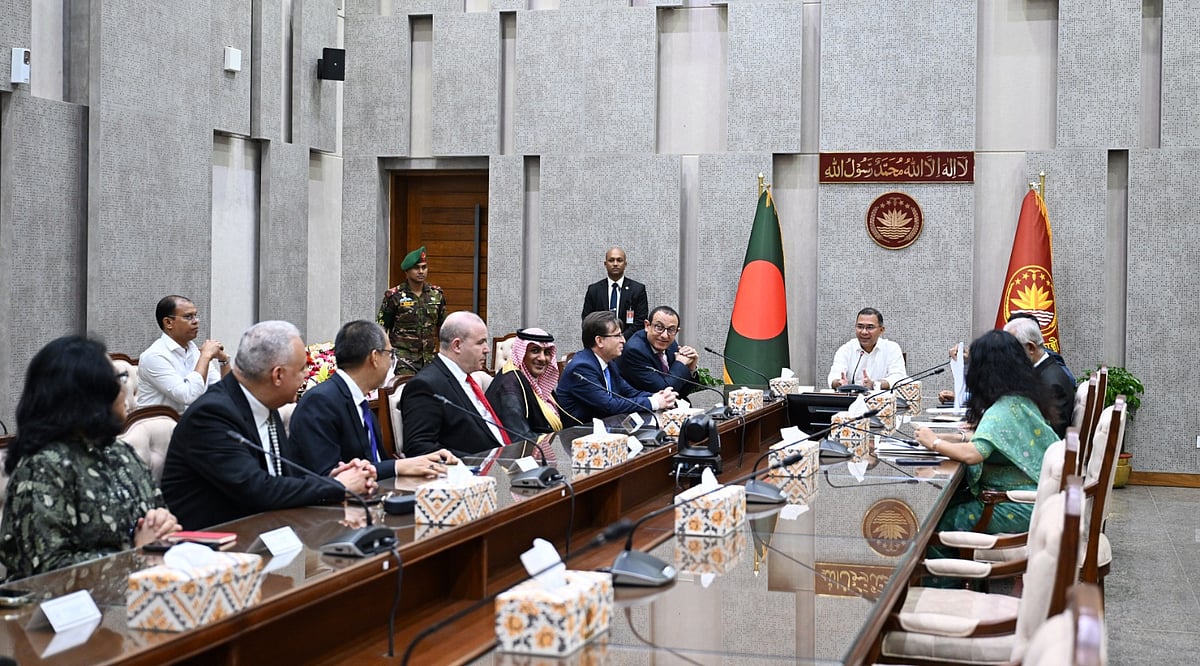 Ambassadors and high commissioners of OIC member states stationed in Dhaka paid a courtesy call on Prime Minister Tarique Rahman at his office in the Cabinet Division of the Bangladesh Secretariat.