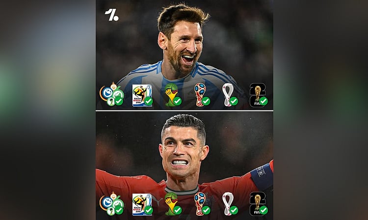 Lionel Messi and Cristiano Ronaldo