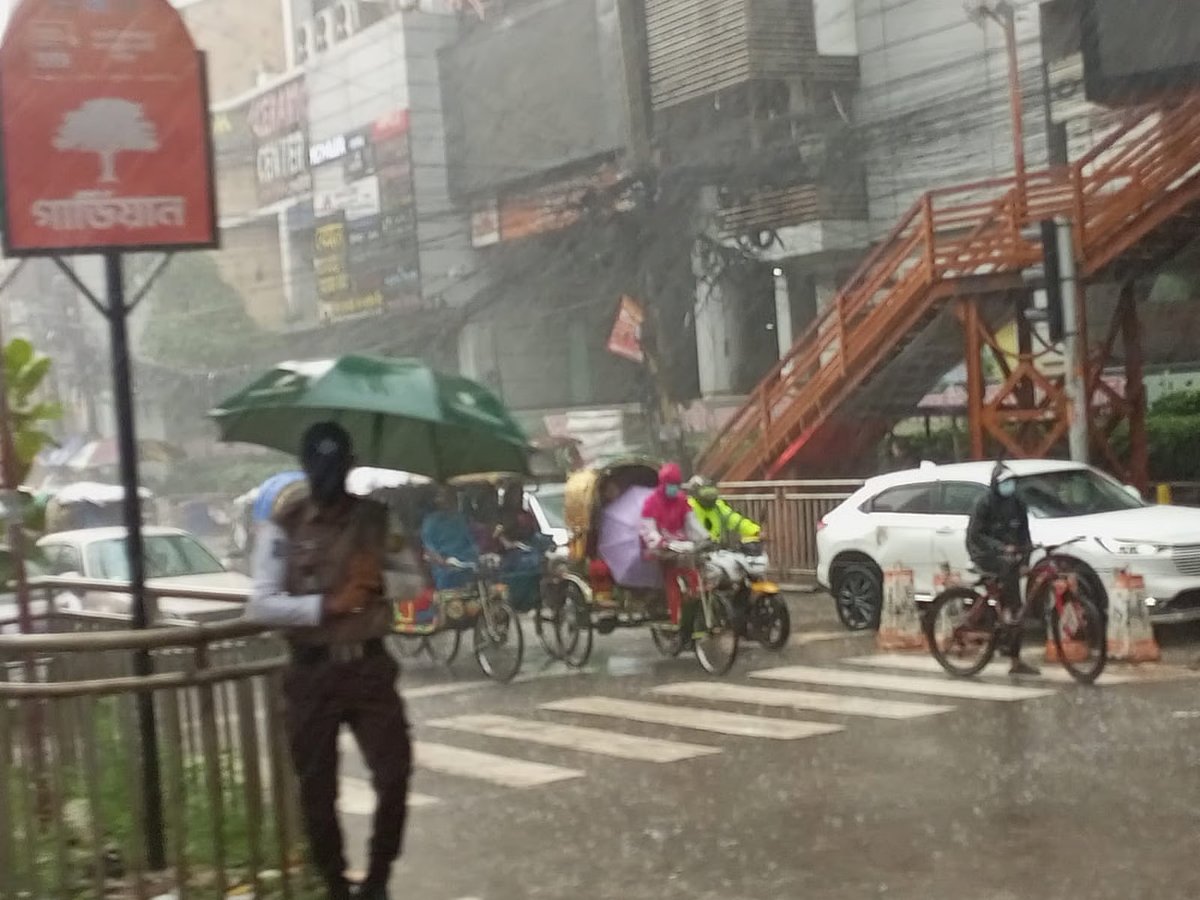 Rain started in the capital on 17 May, 2026 morning