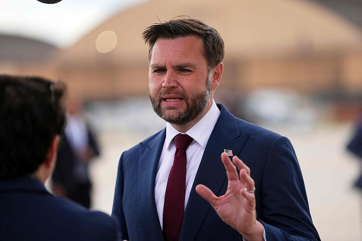 US Vice President JD Vance deliver a commencement address for the 2026 class of the US Air Force Academy