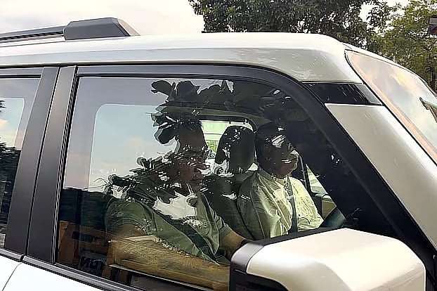 Prime Minister Tarique Rahman behind the wheel. From afternoon until evening, he personally drove through Dhaka to inspect the removal of sacrificial animal waste on 29 May 2026.