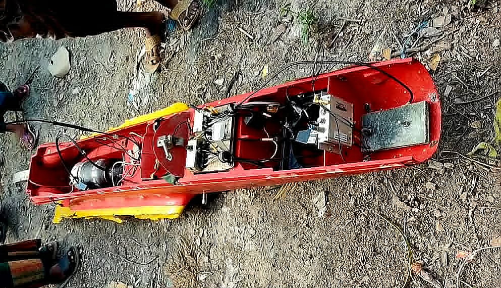 Discussion continues over the mysterious Autonomous Underwater Vehicle-like device recovered from fishermen’s nets in the Bay of Bengal. The photograph was taken in Patharghata, Barguna, on 1 June 2026.