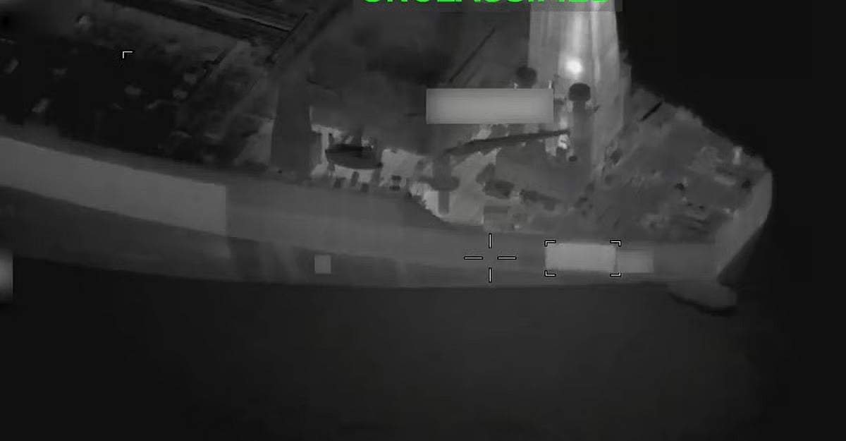The United States military has published video footage of the vessel reportedly subjected to the alleged attack