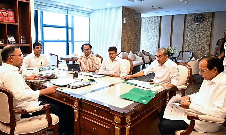 Prime Minister Tarique Rahman chaired the meeting on Teesta Master Plan implementation at Cabinet Division office today.