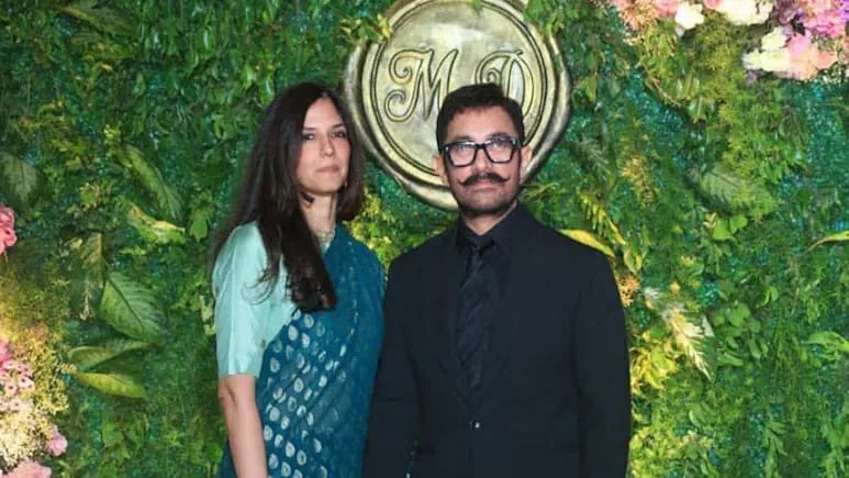 Gauri Spratt and Aamir Khan