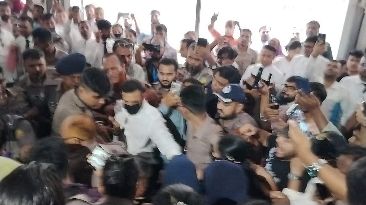Nasir Hossain and his wife Tamima Sultana Tammi were present in court for the verdict announcement on 10 June 2026
