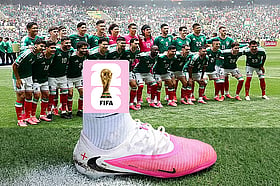 Footballers' Pink Boots at World Cup Draw Attention and Inquiry