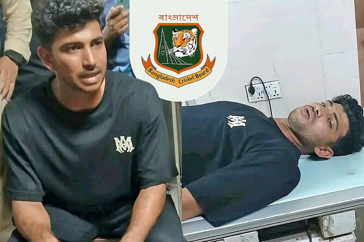 Bangladesh national cricket team player Nayeem Hasan was taken to the police station.