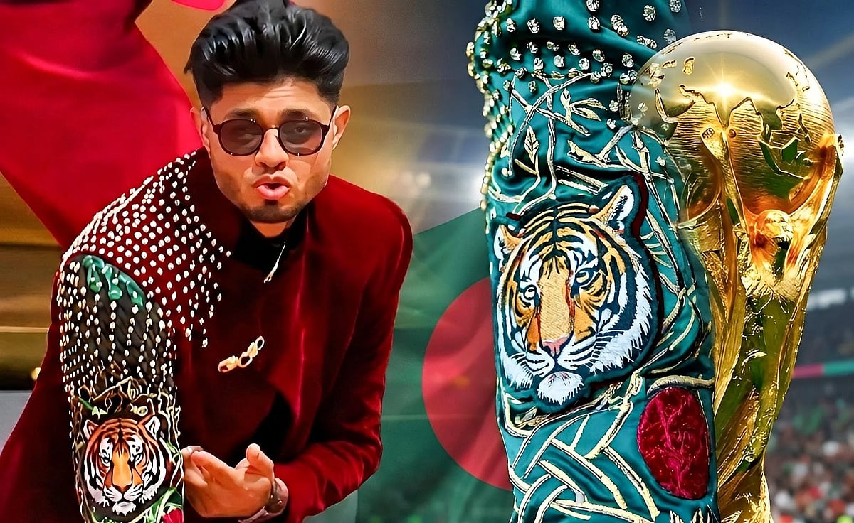 Bangladeshi-origin music producer, singer and DJ Sanjoy Deb represented Bangladesh through his performance and attire