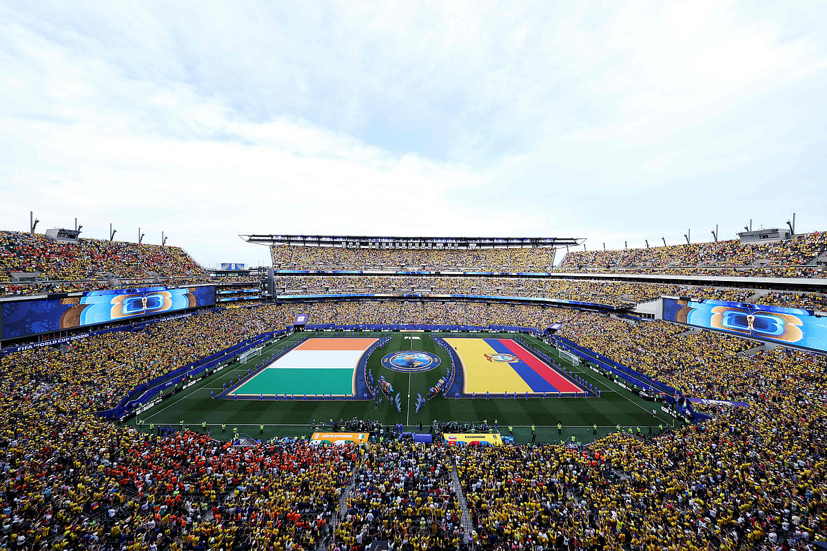 View inside the stadium before the FIFA World Cup 2026 Group E match between Ivory Coast and Ecuador at Philadelphia Stadium on 14 June, 2026 in Philadelphia, Pennsylvania.