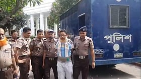 Palak Appears at ICT Wearing Argentina Jersey