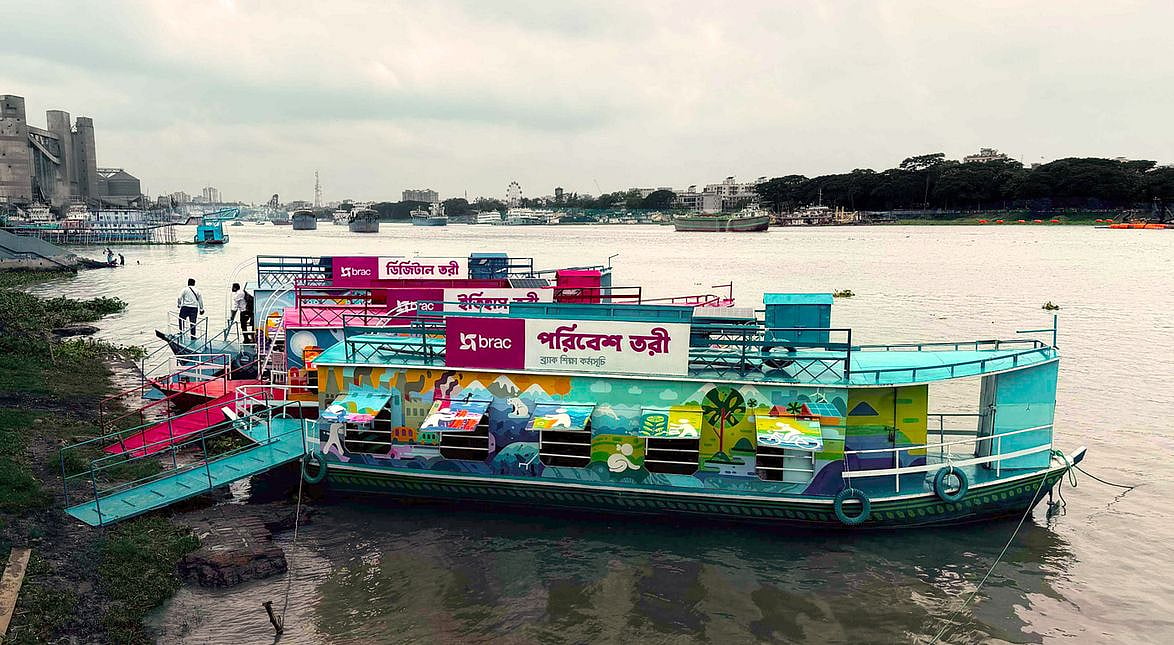 BRAC’s Experiential Learning Boat fleet