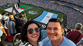 Actor Couple Nayeem and Nadia Share Live Messi Match Experience