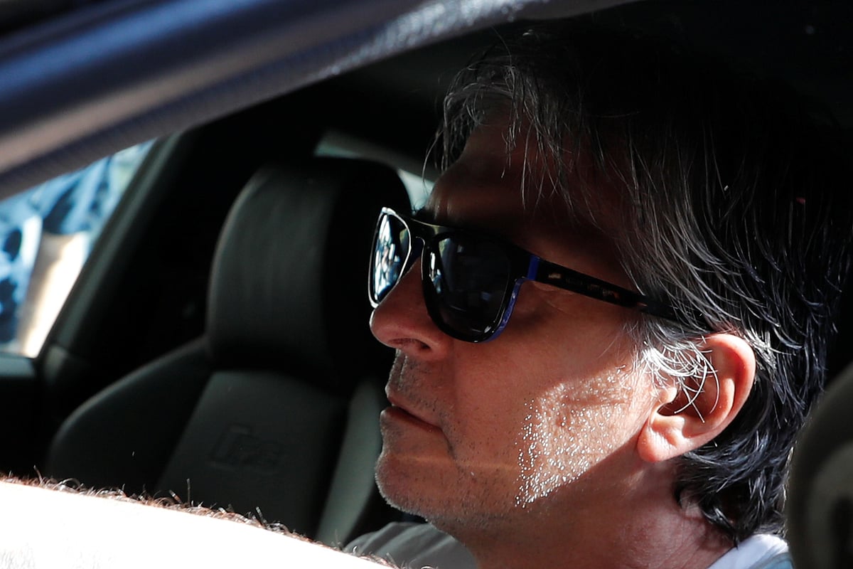 Lionel Messi's father and agent Jorge Messi arrives at his lawyers' office in Barcelona