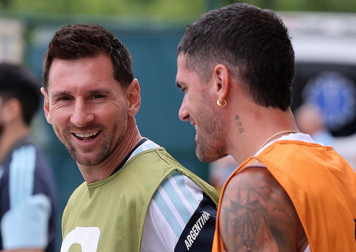 Soccer Football - FIFA World Cup 2026 - Argentina Training - Sporting KC Training Centre, Kansas City, Kansas, US - 21 June, 2026
Argentina's Lionel Messi during training