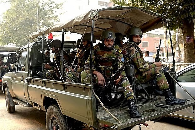 Members of the Bangladesh Army. 
