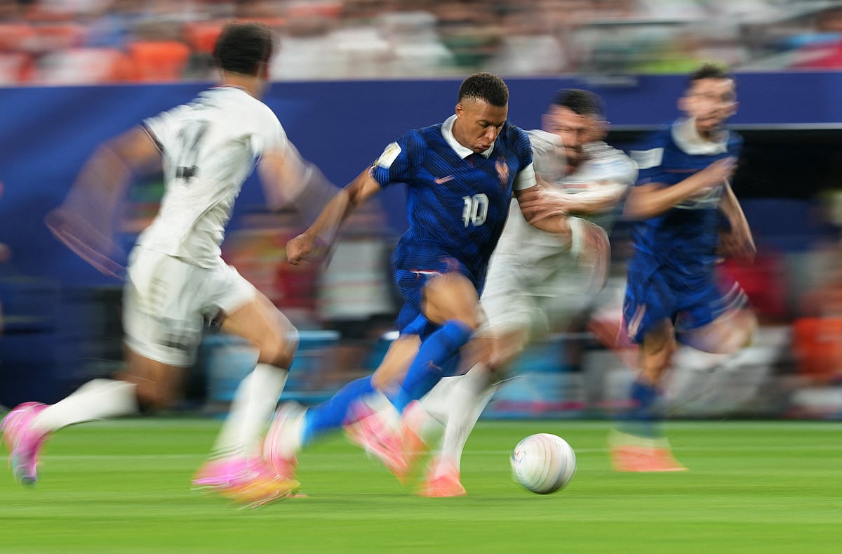 France's Kylian Mbappe in action against Iraq - Philadelphia Stadium, Philadelphia, Pennsylvania, U.S. - June 22, 2026