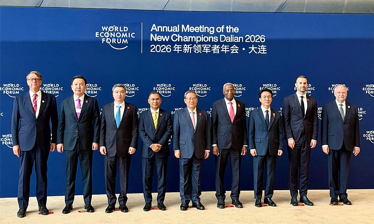 Prime Minister Tarique Rahman today joined the plenary session of the World Economic Forum (WEF) in Dalian, China