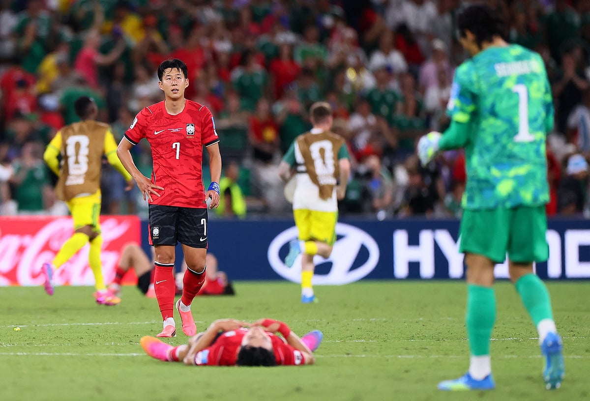 South Korea's Son Heung-min looks dejected after the match against South Korea - Estadio Monterrey, Monterrey, Mexico - 24 June, 2026