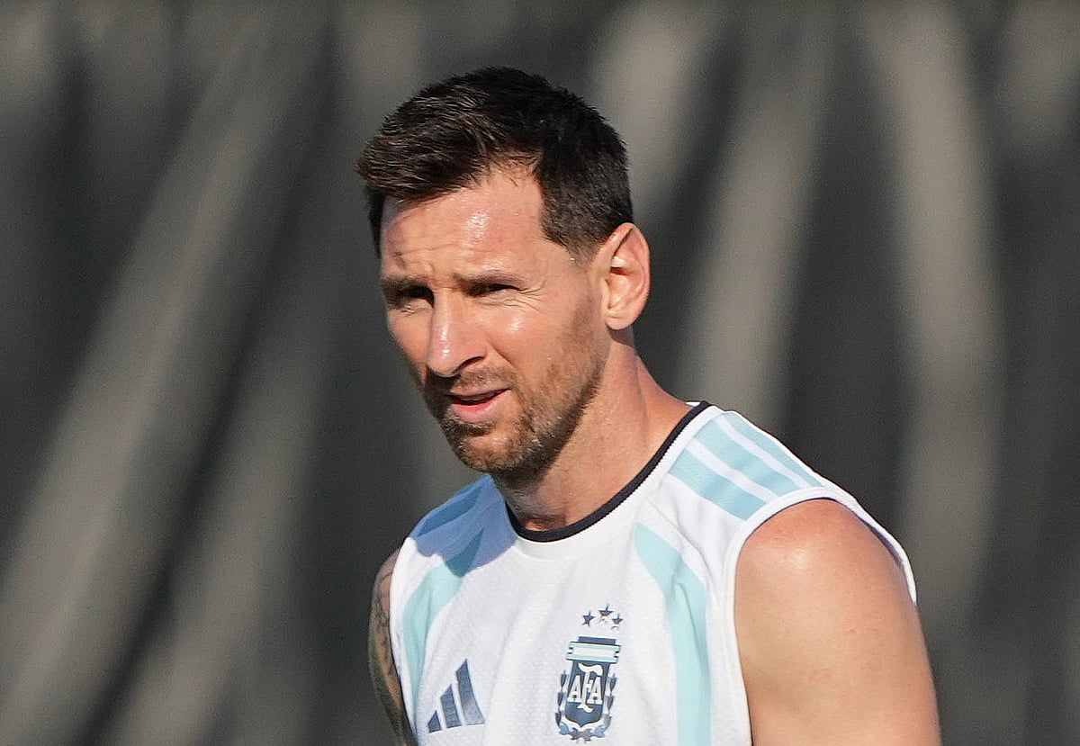 Football - FIFA World Cup 2026 - Argentina Training - Sporting KC Training Centre, Kansas City, Kansas, U.S. - June 24, 2026
Argentina's Lionel Messi during training