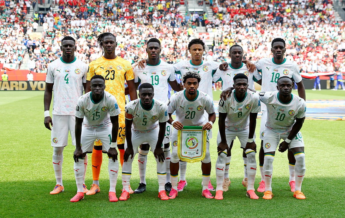 Football - FIFA World Cup 2026 - Group I - Senegal v Iraq - Toronto Stadium, Toronto, Canada - June 26, 2026
Senegal players pose for a team group photo before the match