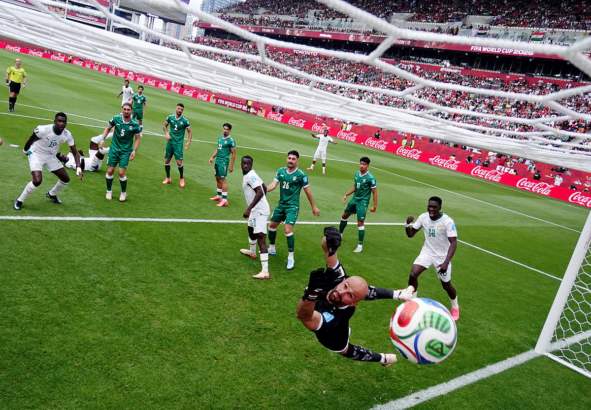 Football - FIFA World Cup 2026 - Group I - Senegal v Iraq - Toronto Stadium, Toronto, Canada - June 26, 2026
Senegal's Habib Diarra scores their first goal #