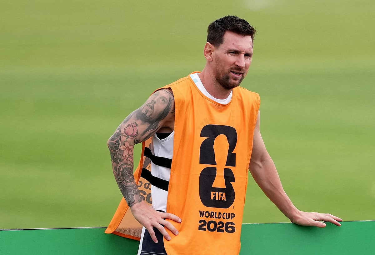 Football - FIFA World Cup 2026 - Argentina Training - Compass Minerals National Performance Center, Kansas City, Kansas, U.S. - June 26, 2026
Argentina's Lionel Messi during training