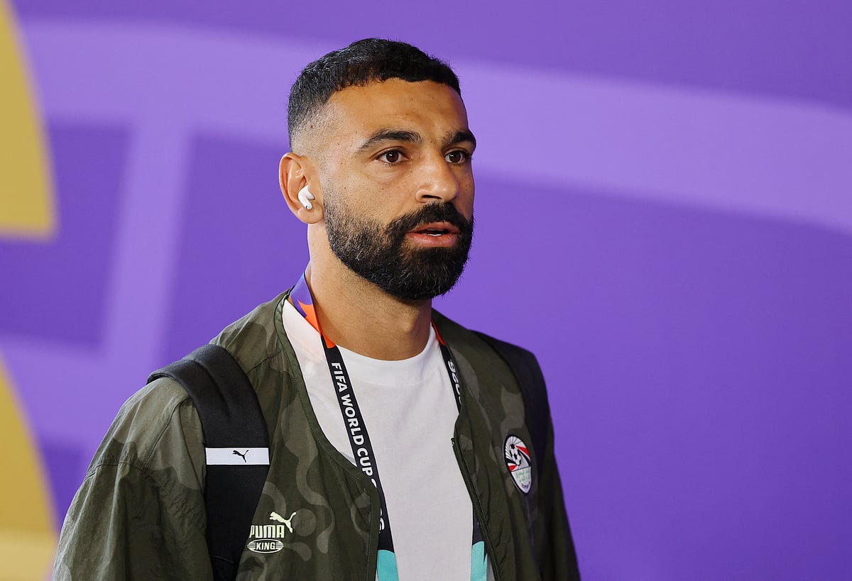 Football - FIFA World Cup 2026 - Group G - Egypt v Iran - Seattle Stadium, Seattle, Washington, U.S. - June 26, 2026
Egypt's Mohamed Salah arrives at the stadium before the match