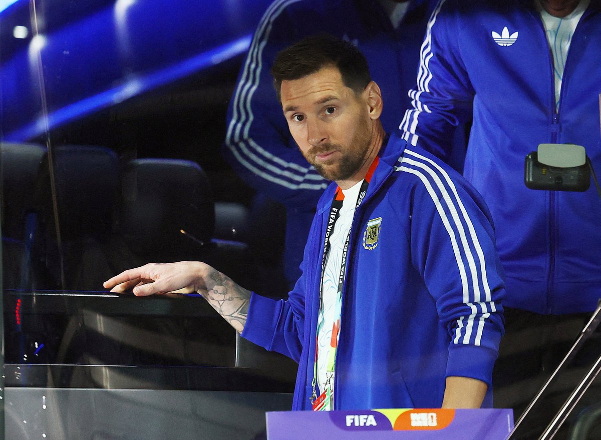 Football - FIFA World Cup 2026 - Group J - Jordan v Argentina - Dallas Stadium, Arlington, Texas, U.S. - June 27, 2026
Argentina's Lionel Messi arrives at the stadium before the match